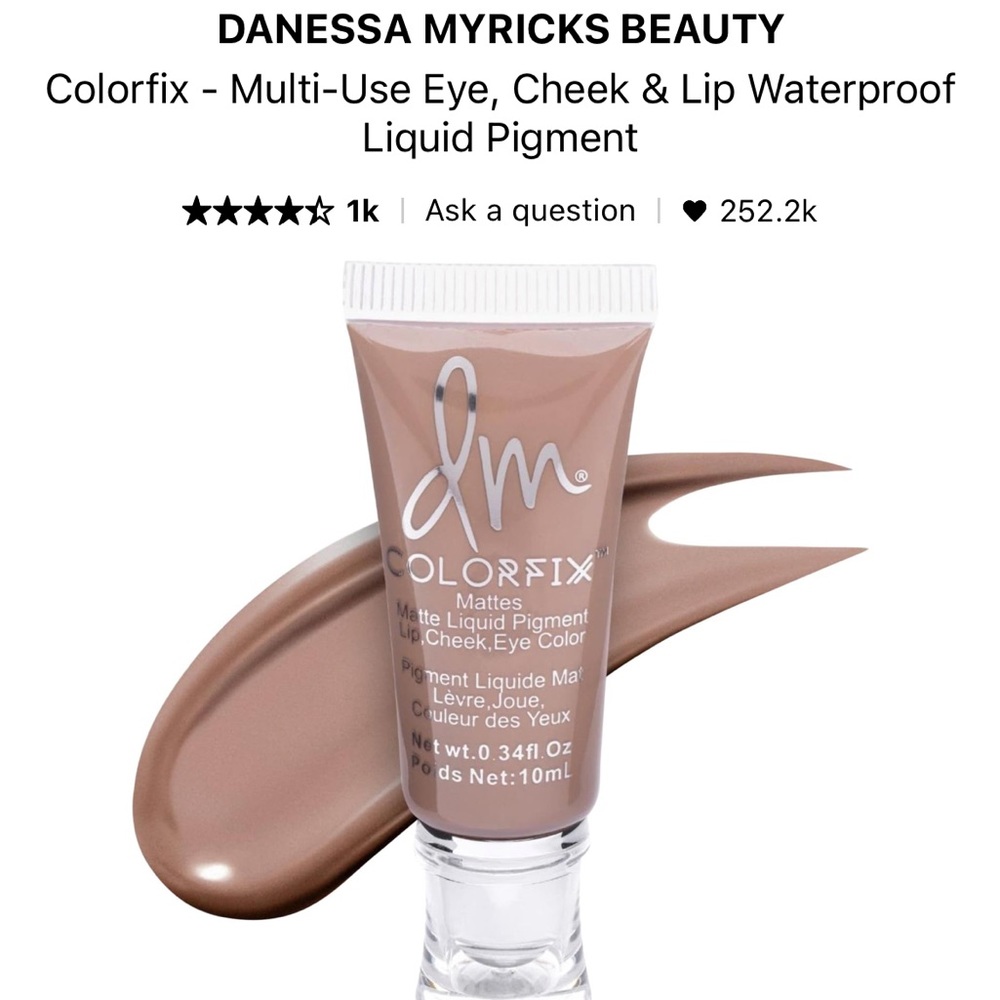 Danessa myricks beauty colorfix matte in exposed